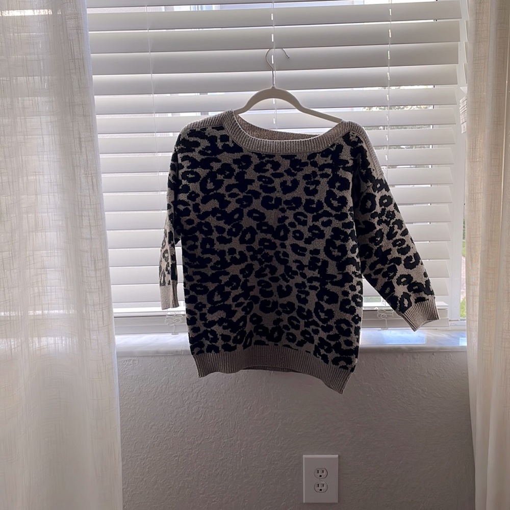 Leopard sweater